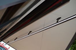 10 x Strips of External LED Outdoor Lighting  - Ceiling Mounted - Width 470 cms - CL390 -