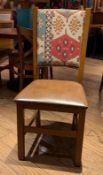 10 x Hi Backed Upholstered Wooden Dining Chair - Dimensions: H100 W46cm - CL339 - From a Popular Mex