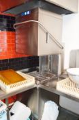 1 x Hobart Passthrough Dishwasher - Model AMXS-10A - 3 Phase - CL390 - Location: Sheffield S9 -