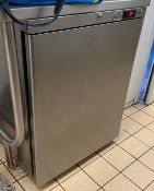 1 x Stainless Steel Undercounter Chiller - Dimensions: Ref: CQ169 - CL339 - From a Popular Mexican T