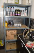3 x Sets of Boltless Five Tier Metal Shelves - H180 x W90 x D45 cms - Ref NC343 - CL390 -