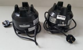 2 x Hamilton Beach HBB908-UK Commercial 2-Speed Bar Blender Bases - Ref BB1005