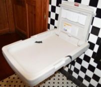 1 x Wall Mounted Rubbermaid Baby Changer Unit - CL390 - Location: Sheffield S9This lot will incur