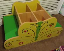 1 x Butterfly Book Storage Bench - Great for Nurseries/Childminders - Excellent Condition -