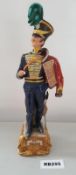 1 x Capodimonte Porcelain Bruno Merli Soldiers Figurines 1833- Ref RB295 E - Dimensions: Approx H31/