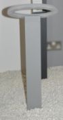 1 x Grey LED IP44 Outdoor Post Light With Frosted Diffuser - Ex Display Stock - CL298 - Ref: J231 -