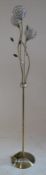 1 x Bellis II 3 Light Floor Lamp Antique Brass - CL364 - Ref:WH- J2281 - Location: Altrin