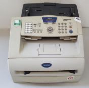 1 x Brother FAX-2920 A4 Fax Machine - Ref HK218 AB2 - CL394 - Location: Altrincham WA14