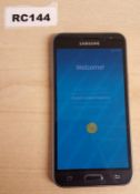 1 x Samsung Galaxy J3 (2016) Black Smartphone (Phone Has Been Turned On And Factory Reset) Does Not
