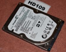 1 x Seagate Laptop Thin SSHD 500gb 2.5 Inch SATA Hard Drive - Tested and Formatted - HD109 - CL011 -