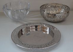 1 x Set Of Decorative Bowls And Plate - Ref J2170 - CL314