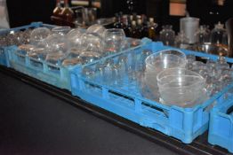 4 x Trays Of Assorted Commercial Glassware - Includes Shot Glasses, Small Bowls and More - CL392 -