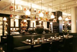 Assorted Collection of Restaurant Booth Seating - All in a Hard Wearing Grey Fabric - Includes
