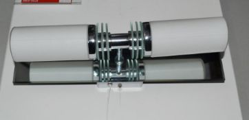 1 x Duo Chrome Mirrored Plate Wall Light - CL364 - Ref: PAL Edin/2 12112 - Location: Altr