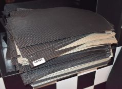 Aprox 230 x Chilewich Rectangular Basketweave Restaurant Placemats in Brown and Beige - Very Good
