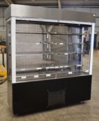 1 x Moffat Chilled Merchandiser With Lockable Roller Shutter - Includes Key - Model MM18LSA -