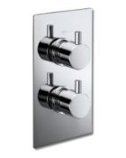 1 x Synergy Chrome Single Outlet Concealed Thermostatic Shower - New & Boxed Stock