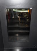 1 x Smoked Glass Wall Insert - Dimensions: W74 x H119 x 2cm - CL392 - Ref LD160 1F - Location: