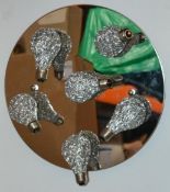 1 x Flush Ceiling Light With Light Bulb Design - CL364 - Ref: ERP2-H360 - Location: Altri