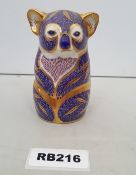 1 x Collectible Royal Crown Derby China Koala Bear Paperweight Figurine - Ref RB216 I