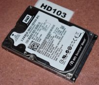 1 x Western Digital 320gb Scorpio Black 2.5 Inch SATA Hard Drive - Tested and Formatted - HD103 -