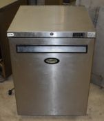 1 x Foster Undercounter Single Door Freezer With Stainless Steel Finish - Model LR150-A - H80 x