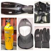 Size Large Scuba Set - Ref: RB184, RB183, RB191, NS101, NS254, NS269 - CL349 - Altrincham WA14