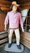 1 x Life Size Limited Edition Resin John Wayne - Dimensions: 1900 x 750 mm - CL355 - Location: Great