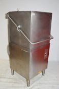 1 x Electrolux NHTG Stainless Steel Passthrough Dishwasher With Brightwell D1 Automatic Dosing Pump