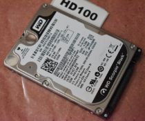 1 x Western Digital 320gb Scorpio Black 2.5 Inch SATA Hard Drive - Tested and Formatted - HD100 -