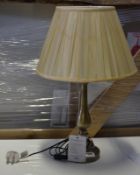1 x 1 Light Table Lamp Antique Brass - CL364 - Ref:WH- J2285 - Location: Altrincham WA14