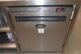 1 x Foster Undercounter Single Door Refrigerator With Stainless Steel Finish - Model HR150-A - H80 x