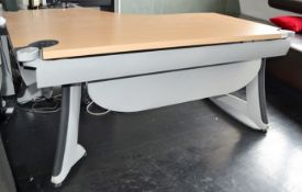 1 x Large Right-Handed Office Desk - Dimensions: 160 x 120 x H73cm - CL392 - Ref LD337 4F