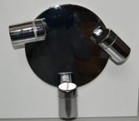 1 x 3 Spotlight Flush Ceiling Light - CL364 - Ref: PAL Edin/3 M520 - Location: Altrincha