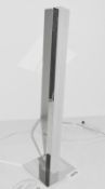 1 x Solexa 27-Light Led Column Vertical Table Lamp In Chrome - Ex Display Stock - CL298 - Ref J375 -