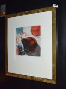 1 x Limited Edition Framed Piece of Contemporary Art With Signature - Size 68 x 62 cms - CL392 - Ref