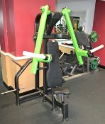 1 x Plate Loaded Chest Press Machine - Dimensions: H180 x W140 x L140cm - Ref: J2097/GFG - CL356 -