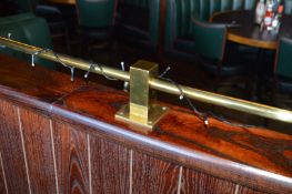 1 x Assorted Collection of Brass Gallery Rails - Includes Approx 1200cm of Tube and Approx 20 x