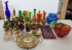 1 x Joblot Of 40+ Pieces Of Vintage Glasswear - Ref RB222 I