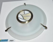 1 x Flush Ceiling Light Finished In Tiffany Glass - Ex Display Stock - CL298 - Ref: J321 - Location: