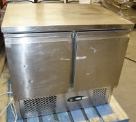 1 x VALERA 2-Door Stainless Steel Cabinet - City Centre Restaurant Closure - CL007 - Ref: M454 - Di