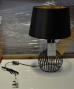 1 x 1 Light Black Table Lamp - CL364 - Ref:WH- J2286 - Location: Altrincham WA14