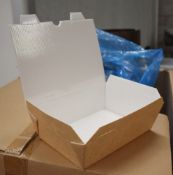 2 x Boxes of Biodegradable Food Boxes - Post Used Almost Full Boxes - CL390 - Ref J1136 -