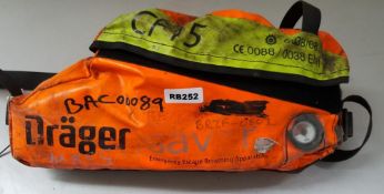 1 x Drager Saver CF15 Emergency Saver kit - Ref RB252 H3 - CL394 - Location: Altrincham WA14