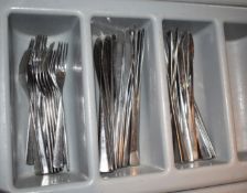Approx 180 x Assorted Items of Restaurant Cutlery - See Photographs Provided - Includes Knives,