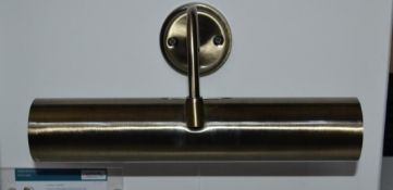 1 x Picture Lights 1 Light Wall Light Antique Brass - CL364 - Ref: PAL Edin/3 12549 - Loc
