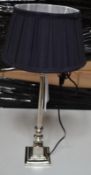 1 x 1 Light Polished Chrome Table lamp - CL364 - Ref: PAL Edin/3 14769 - Location: Altrin
