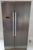 1 x Kenwood KFF2DS14 American Style Fridge Freezer - Ref HK112 - CL394 - Location: Altrincham WA14<