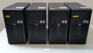 4 x HP Compaq dx2200 MT Desktop PC Intel Pentium 4 3.2GHz 1GB RAM Ref LD407