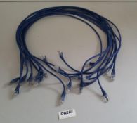 10 x 1M Ethernet Cables - Ref QC222/K2 - CL379 - Location: Altrincham WA14As per our terms a